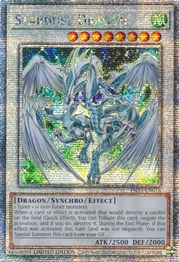 Stardust Dragon [TN23-EN016] Quarter Century Secret Rare | Play N Trade Winnipeg