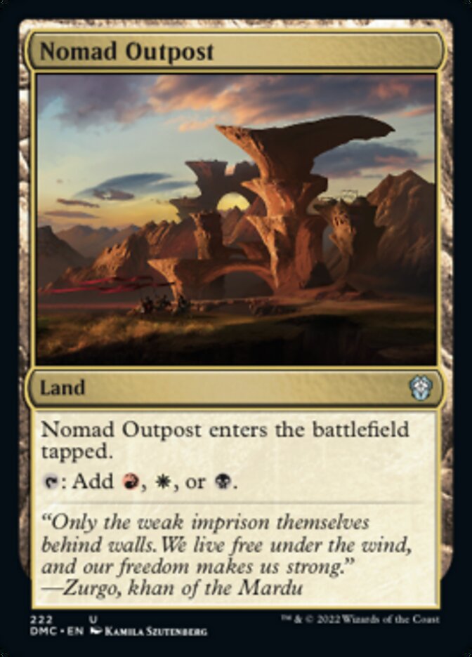 Nomad Outpost [Dominaria United Commander] | Play N Trade Winnipeg