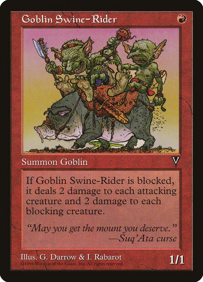 Goblin Swine-Rider [Visions] | Play N Trade Winnipeg