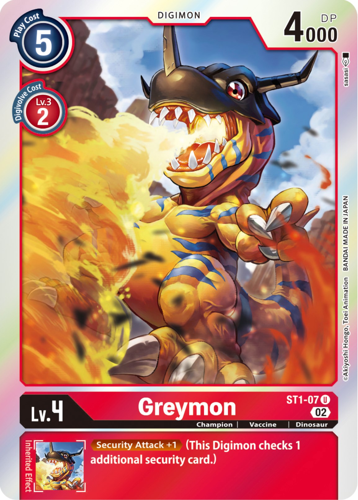 Greymon [ST1-07] [Resurgence Booster] | Play N Trade Winnipeg