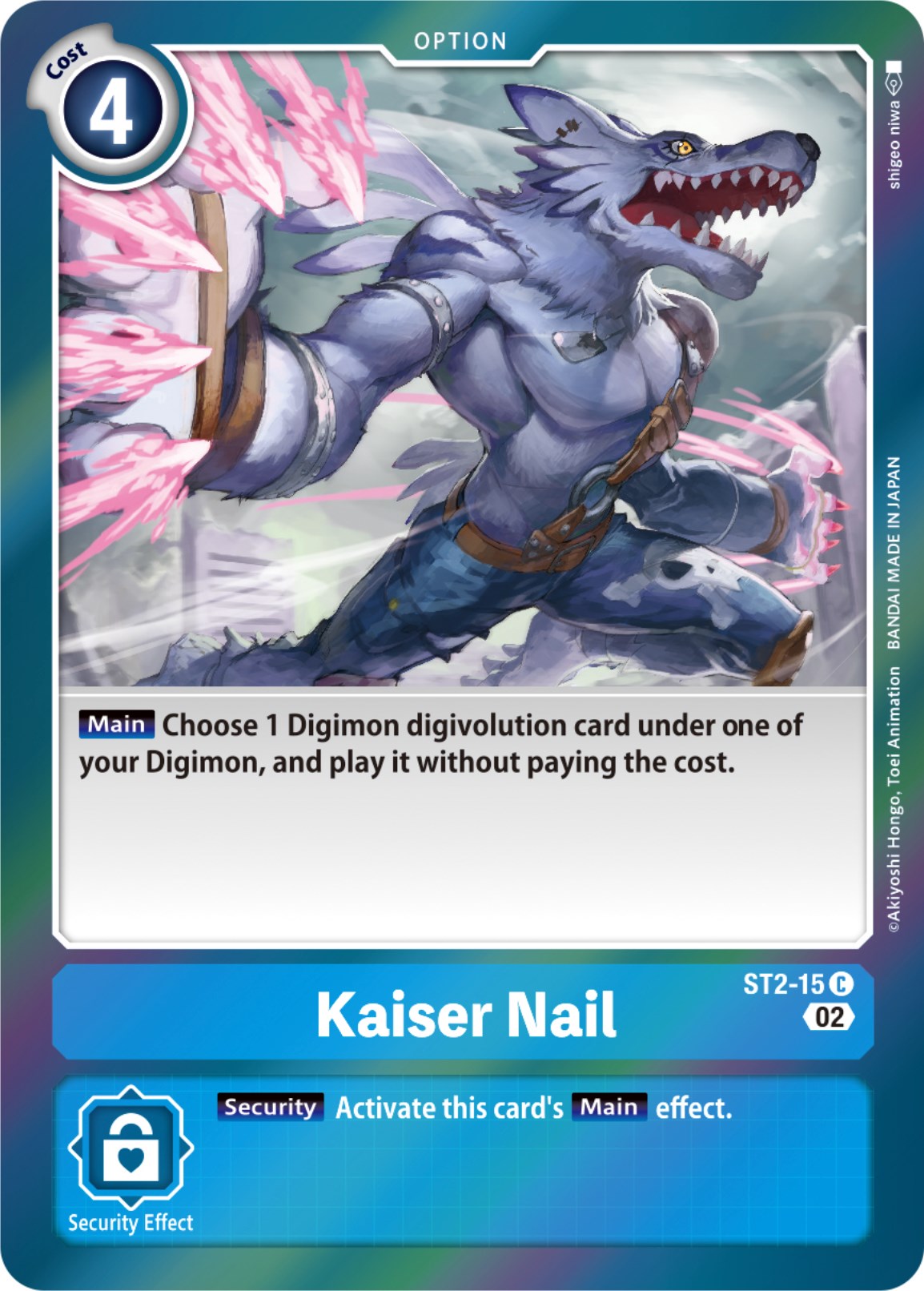 Kaiser Nail [ST2-15] [Resurgence Booster] | Play N Trade Winnipeg