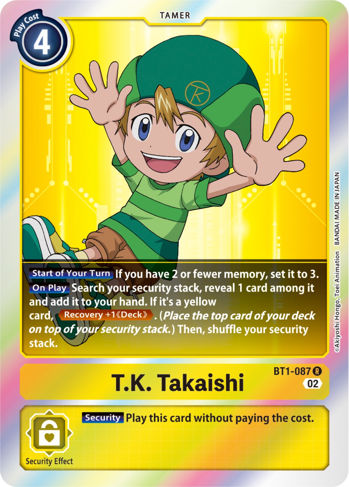 T.K. Takaishi [BT1-087] [Resurgence Booster] | Play N Trade Winnipeg