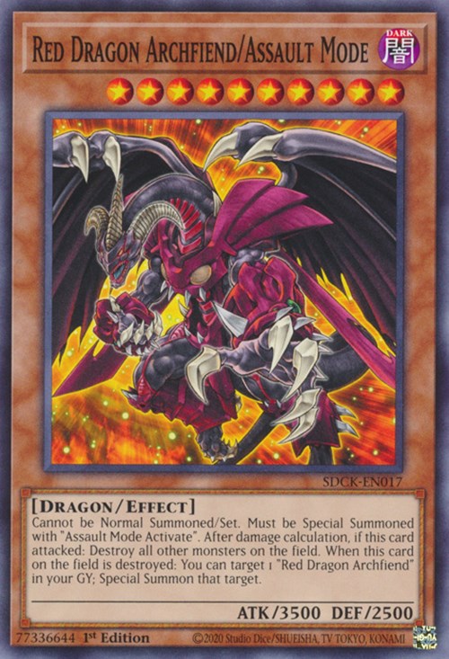 Red Dragon Archfiend/Assault Mode [SDCK-EN017] Common | Play N Trade Winnipeg