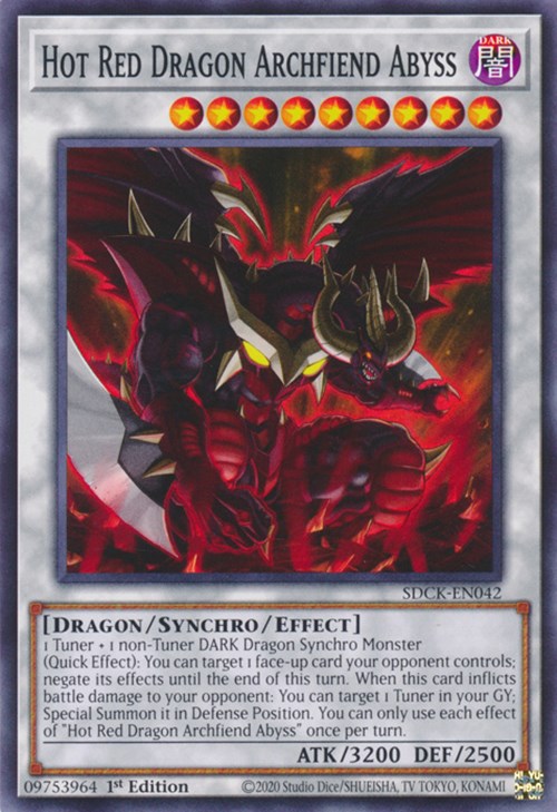 Hot Red Dragon Archfiend Abyss [SDCK-EN042] Common | Play N Trade Winnipeg