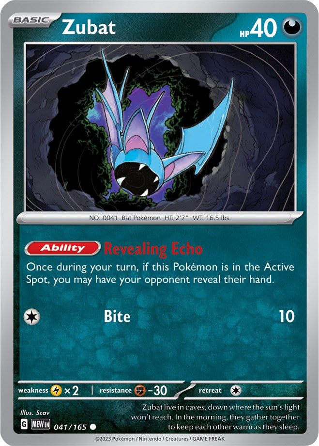 Zubat (041/165) [Scarlet & Violet: 151] | Play N Trade Winnipeg