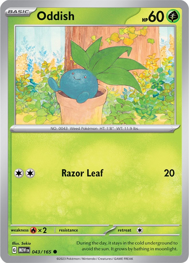 Oddish (043/165) [Scarlet & Violet: 151] | Play N Trade Winnipeg