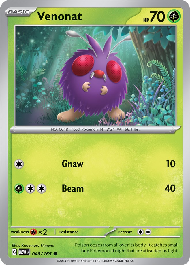 Venonat (048/165) [Scarlet & Violet: 151] | Play N Trade Winnipeg