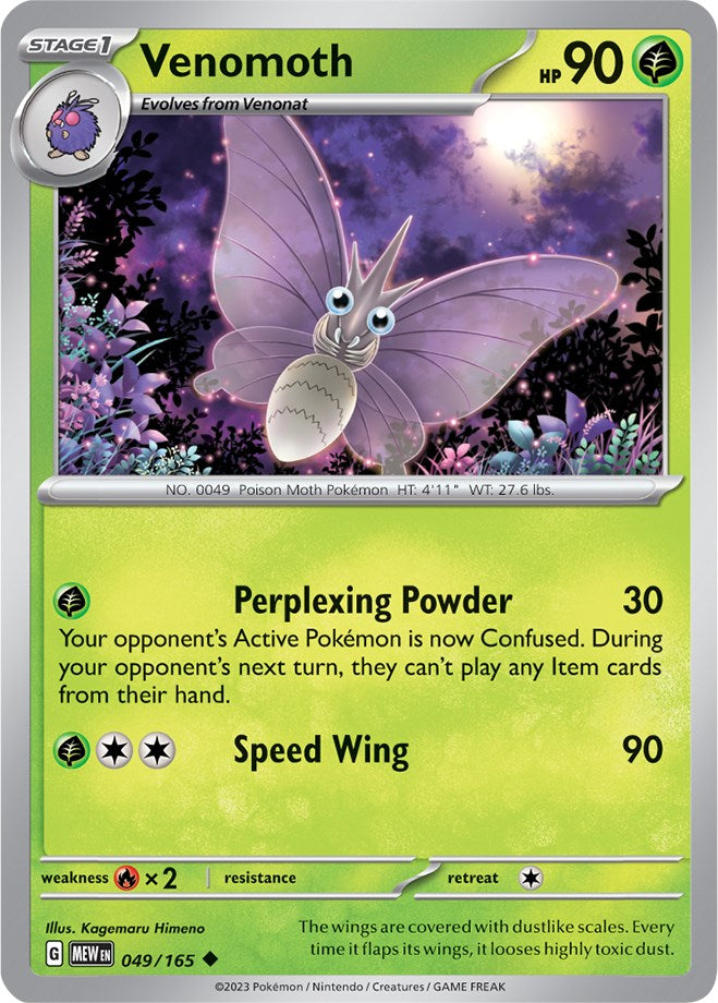 Venomoth (049/165) [Scarlet & Violet: 151] | Play N Trade Winnipeg