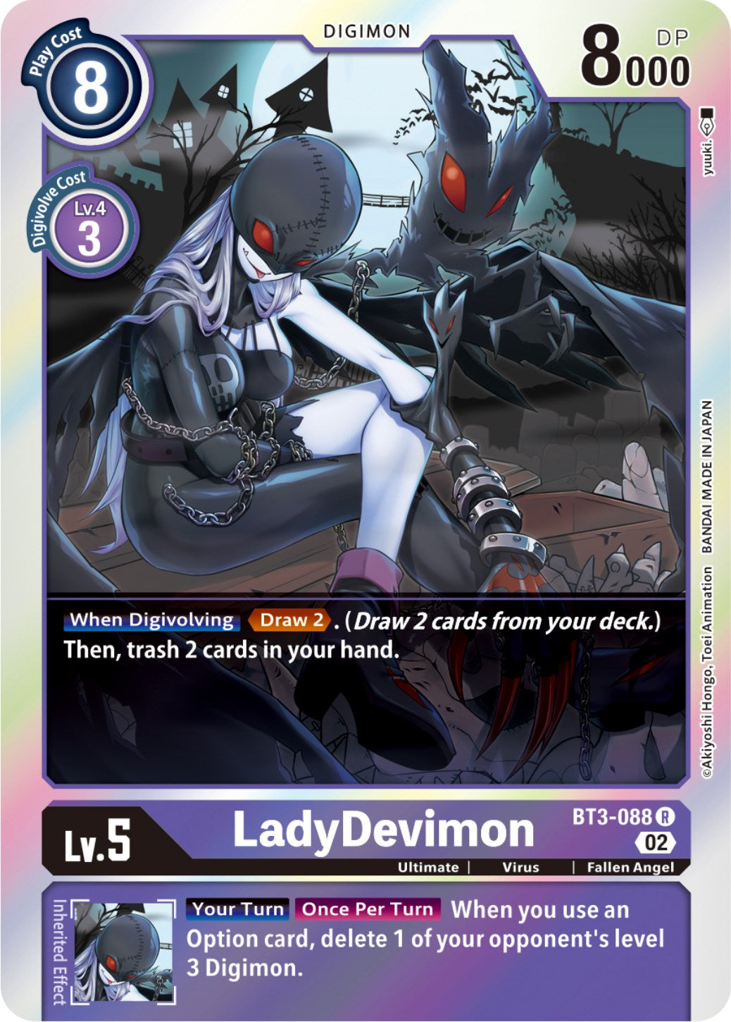 LadyDevimon [BT3-088] (Resurgence Booster Reprint) [Resurgence Booster] | Play N Trade Winnipeg