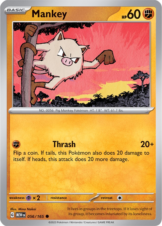 Mankey (056/165) [Scarlet & Violet: 151] | Play N Trade Winnipeg