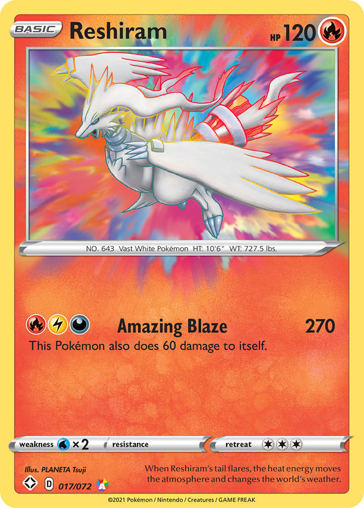 Reshiram (017/072) [Sword & Shield: Shining Fates] | Play N Trade Winnipeg