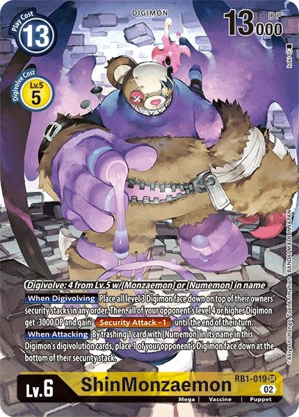 ShinMonzaemon (Textured Alternate Art) [Resurgence Booster] | Play N Trade Winnipeg