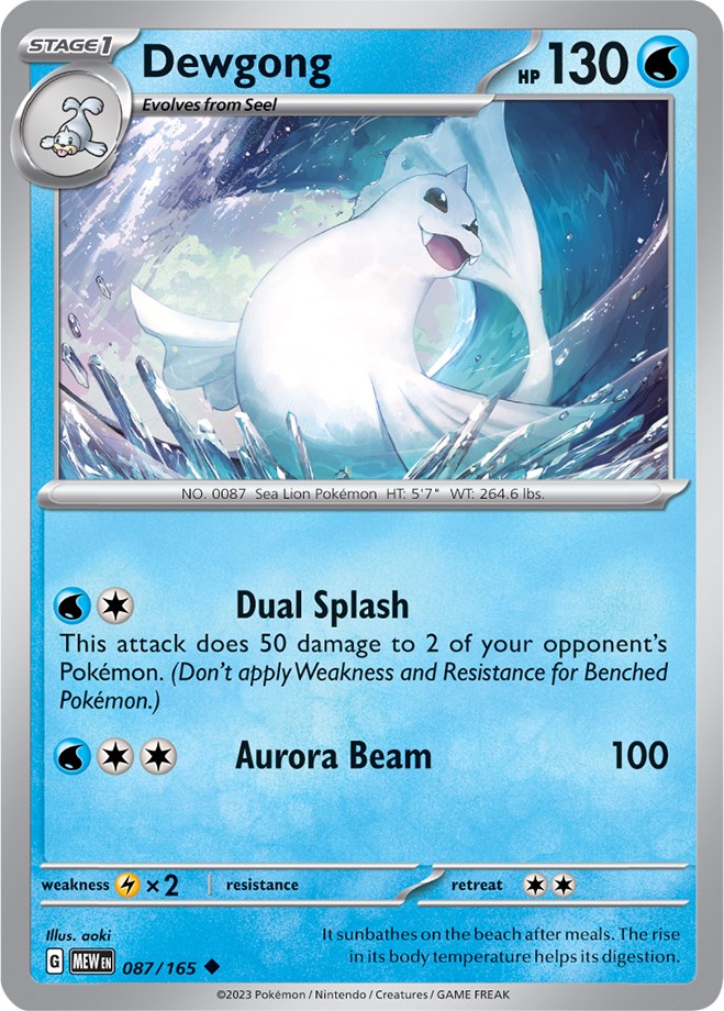 Dewgong (087/165) [Scarlet & Violet: 151] | Play N Trade Winnipeg