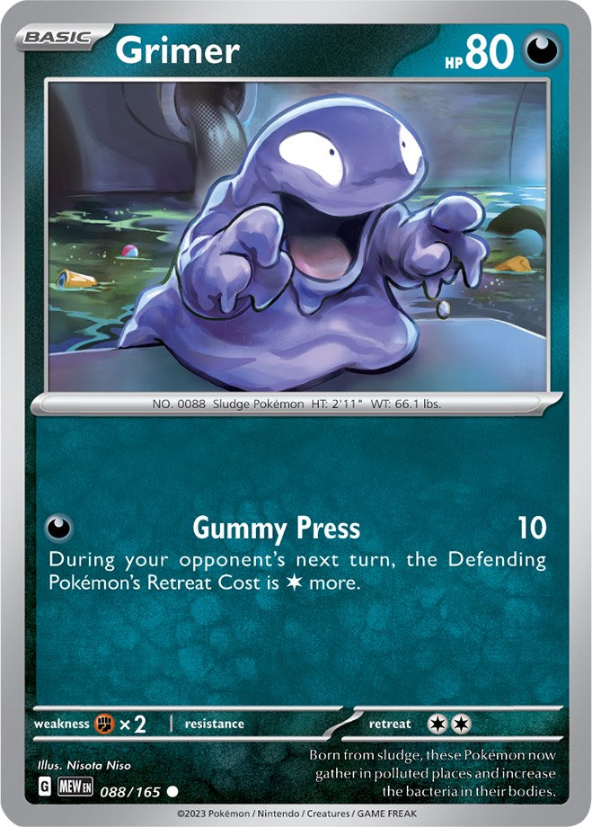 Grimer (088/165) [Scarlet & Violet: 151] | Play N Trade Winnipeg