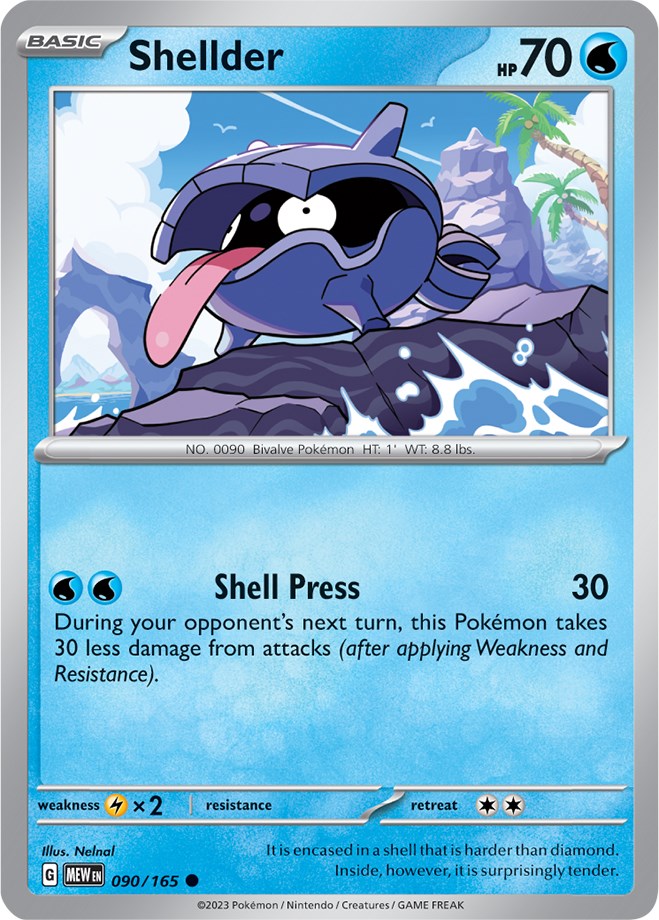 Shellder (090/165) [Scarlet & Violet: 151] | Play N Trade Winnipeg