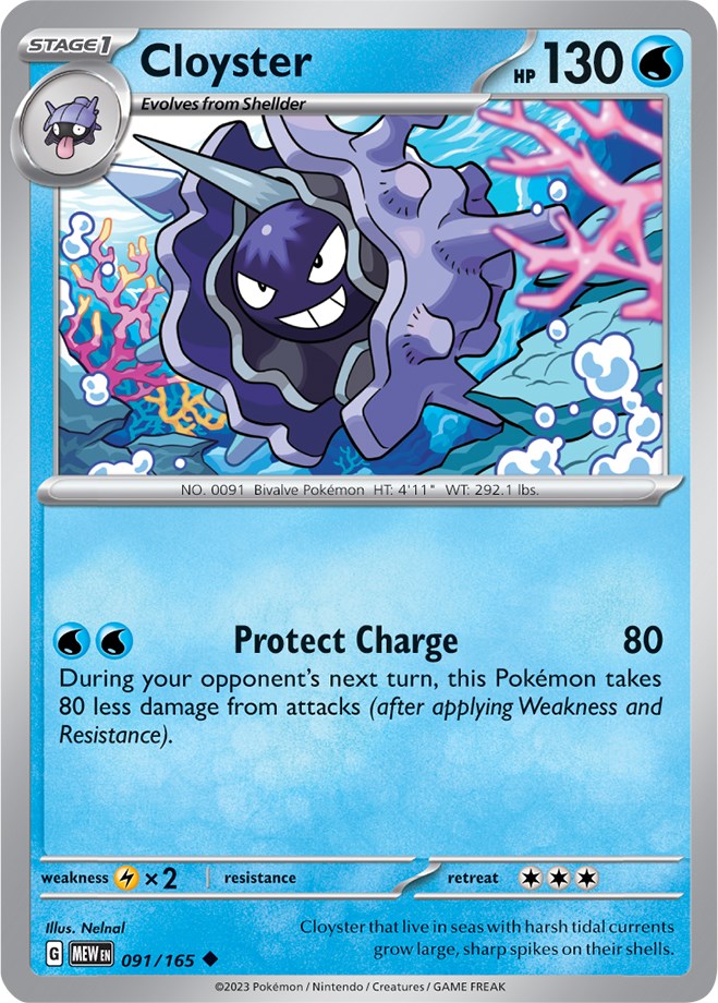 Cloyster (091/165) [Scarlet & Violet: 151] | Play N Trade Winnipeg