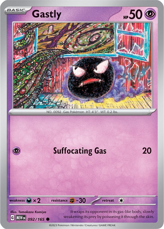 Gastly (092/165) [Scarlet & Violet: 151] | Play N Trade Winnipeg