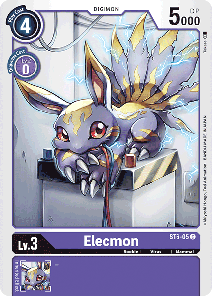 Elecmon [ST6-05] [Starter Deck: Venomous Violet] | Play N Trade Winnipeg