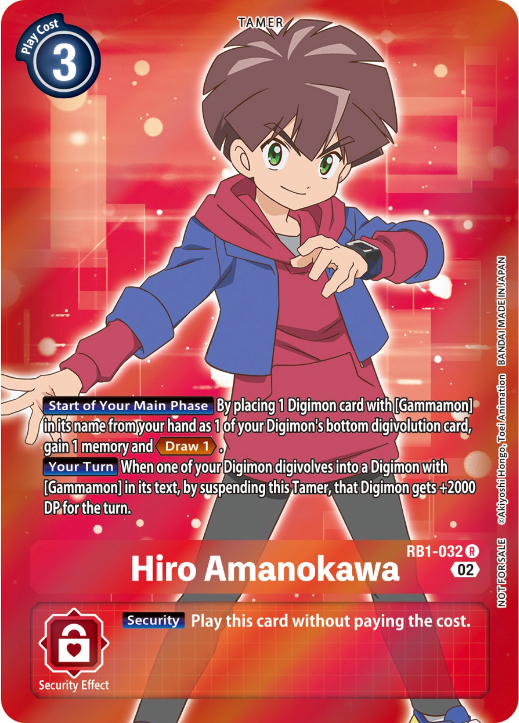 Hiro Amanokawa [RB1-032] (Box Topper) [Resurgence Booster] | Play N Trade Winnipeg