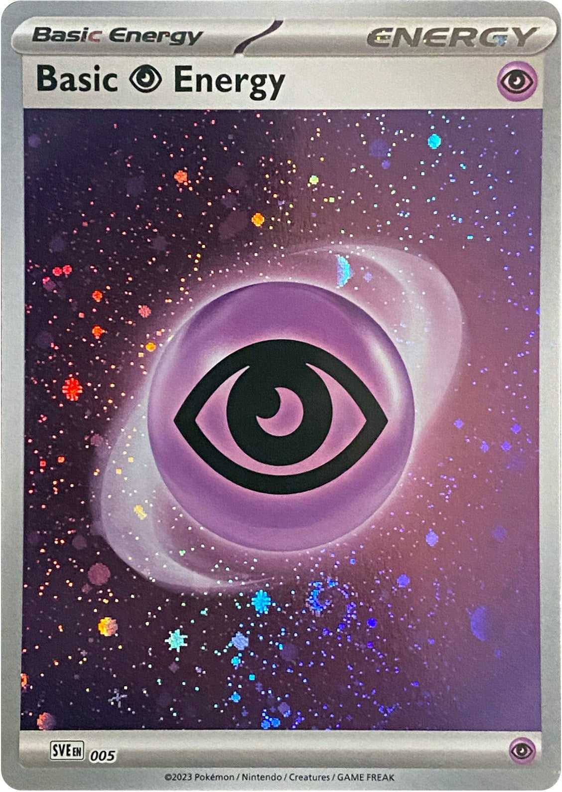 Basic Psychic Energy (005) (Cosmos Holo) [Scarlet & Violet: Base Set] | Play N Trade Winnipeg