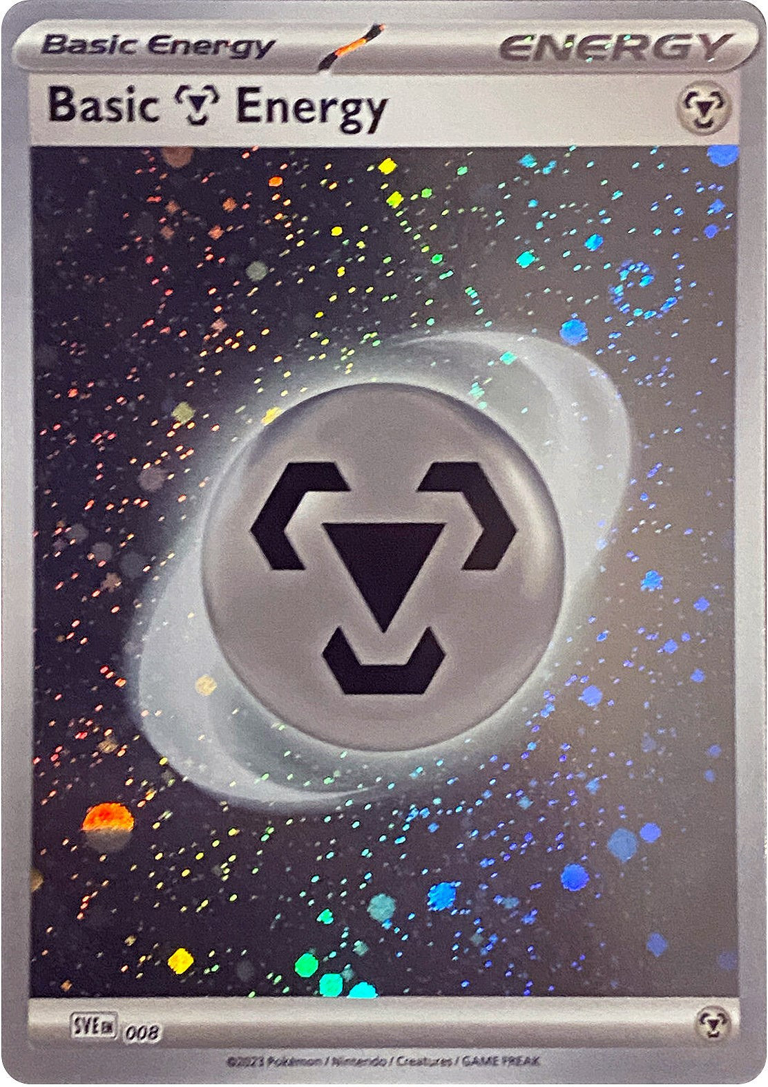 Basic Metal Energy (008) (Cosmos Holo) [Scarlet & Violet: Base Set] | Play N Trade Winnipeg