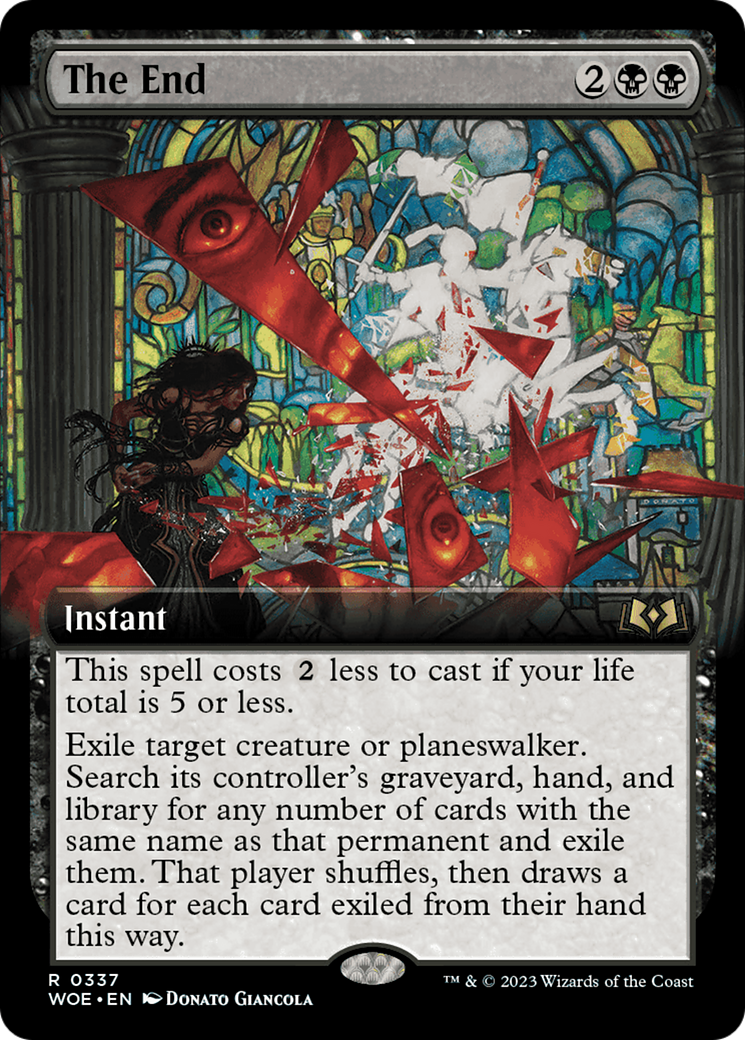 The End (Extended Art) [Wilds of Eldraine] | Play N Trade Winnipeg