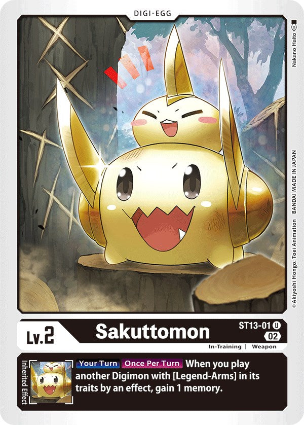 Sakuttomon [ST13-01] [Starter Deck: Ragnaloardmon] | Play N Trade Winnipeg