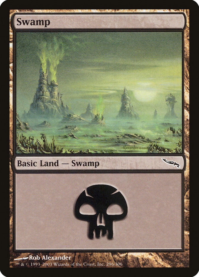 Swamp (296) [Mirrodin] | Play N Trade Winnipeg