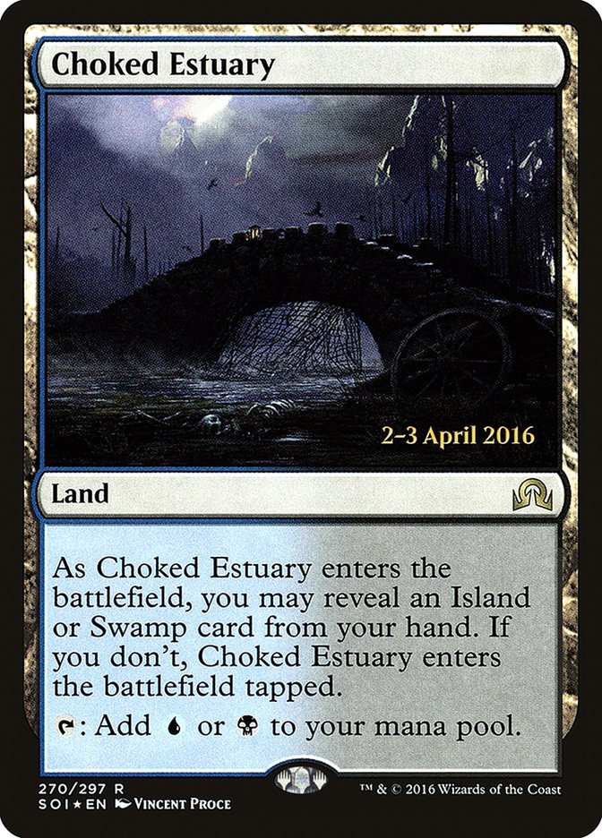 Choked Estuary [Shadows over Innistrad Prerelease Promos] | Play N Trade Winnipeg