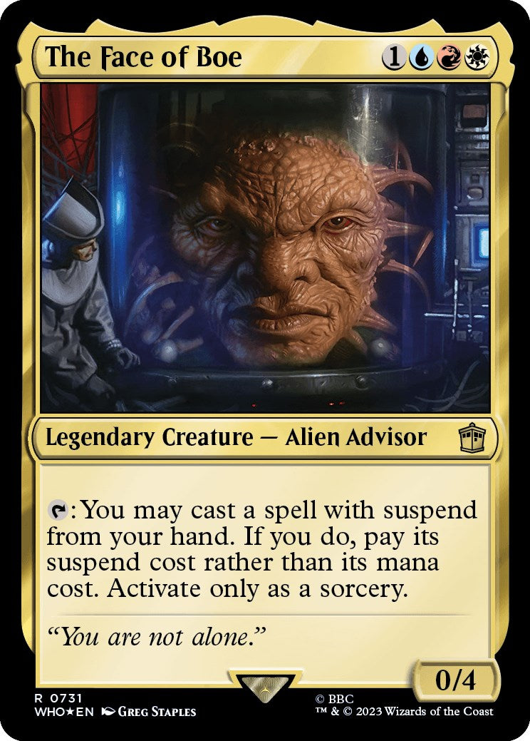 The Face of Boe (Surge Foil) [Doctor Who] | Play N Trade Winnipeg
