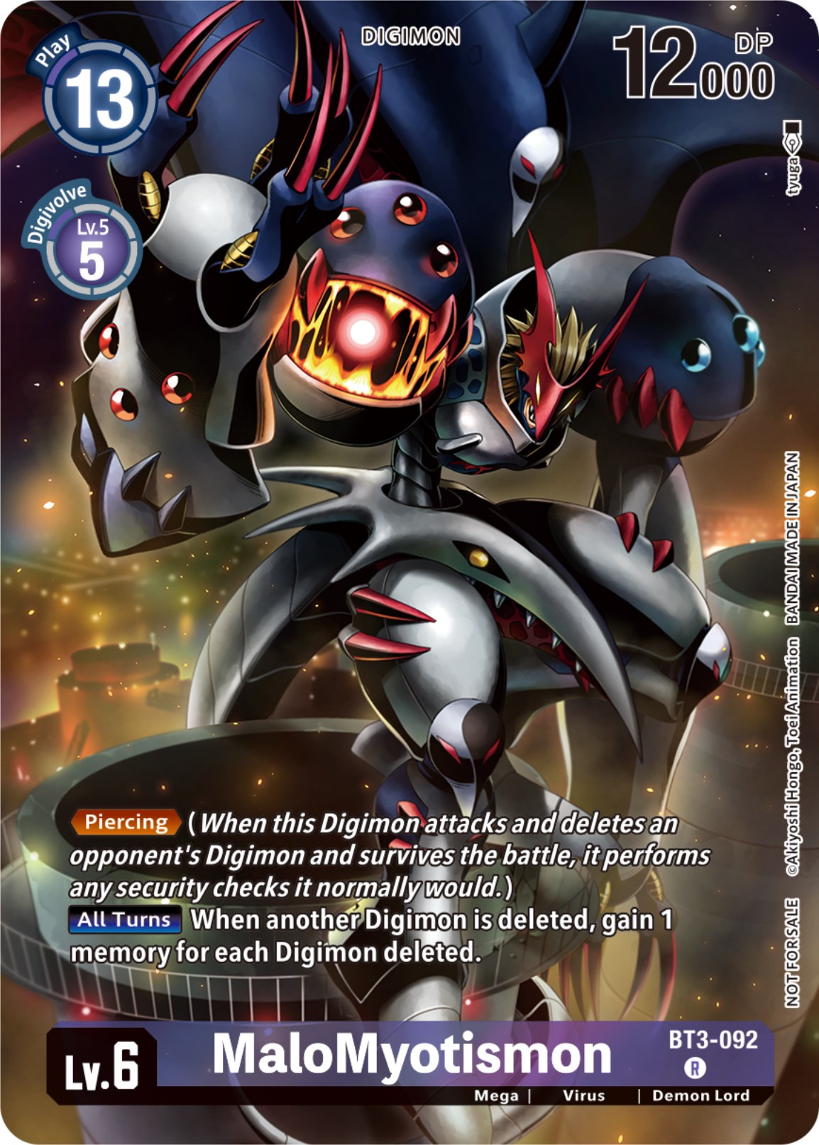MaloMyotismon [BT3-092] (Tamer Party Pack -The Beginning-) [Release Special Booster Ver. 1.0] | Play N Trade Winnipeg
