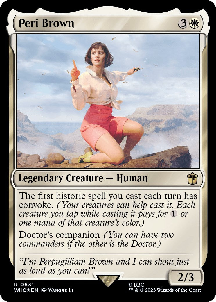 Peri Brown (Surge Foil) [Doctor Who] | Play N Trade Winnipeg