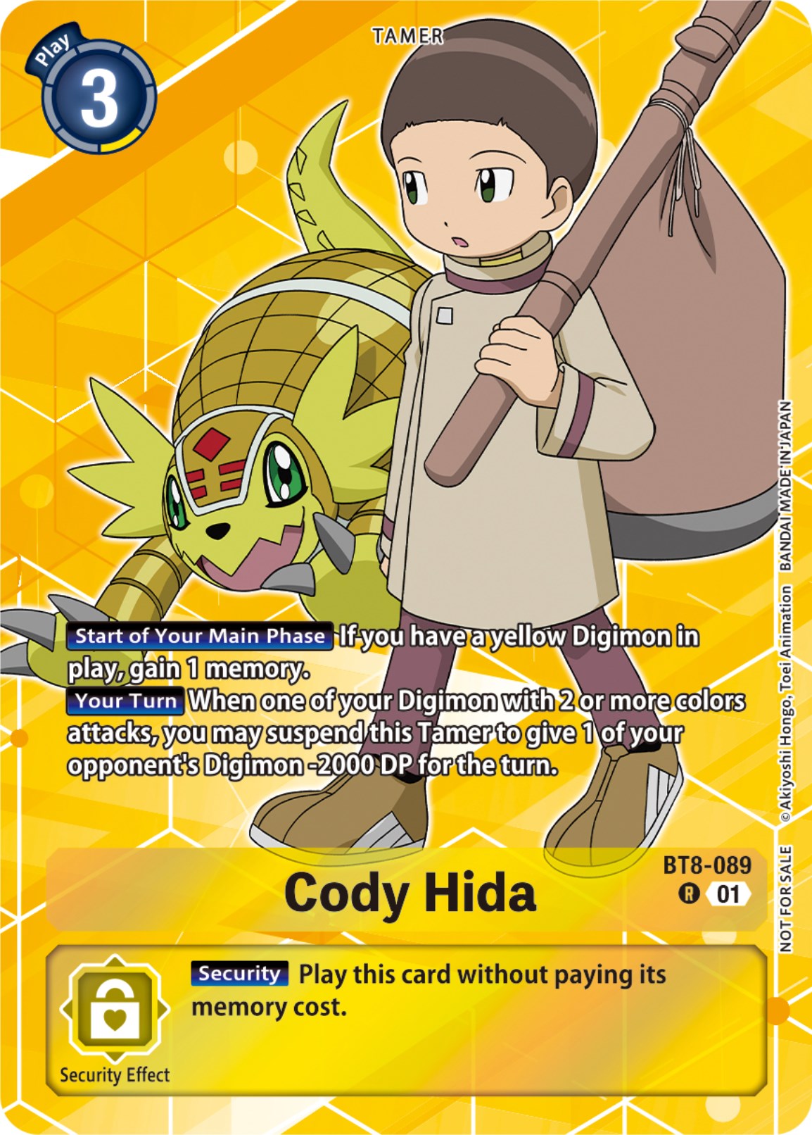 Cody Hida [BT8-089] (Tamer Party Pack -The Beginning-) [New Awakening] | Play N Trade Winnipeg