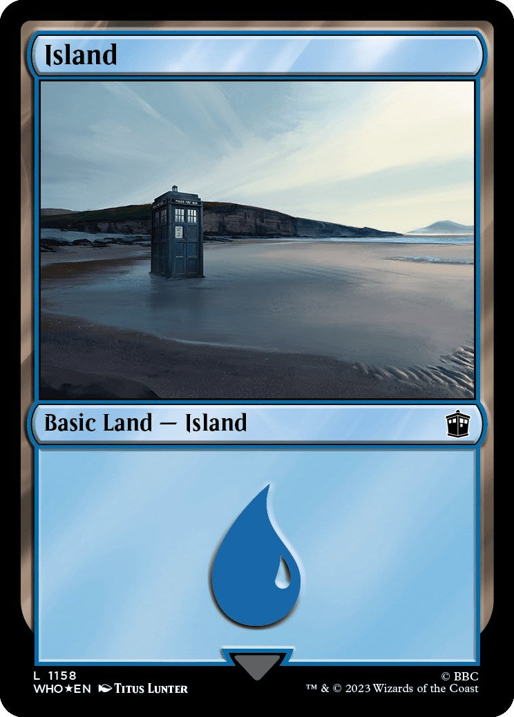 Island (1158) (Surge Foil) [Doctor Who] | Play N Trade Winnipeg