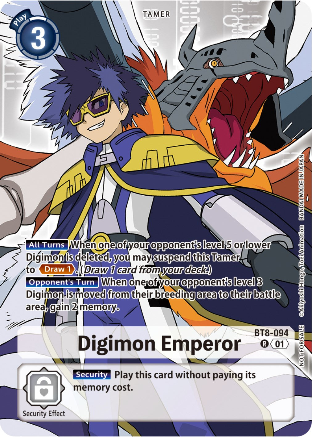 Digimon Emperor [BT8-094] (Tamer Party Pack -The Beginning-) [New Awakening] | Play N Trade Winnipeg