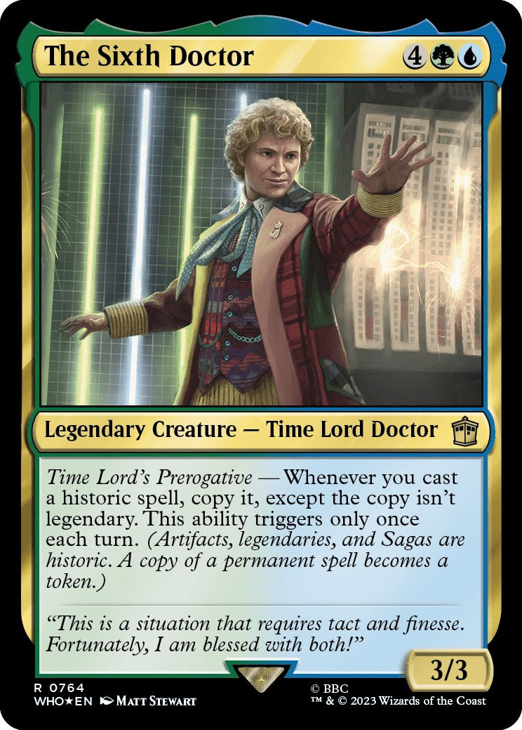 The Sixth Doctor (Surge Foil) [Doctor Who] | Play N Trade Winnipeg