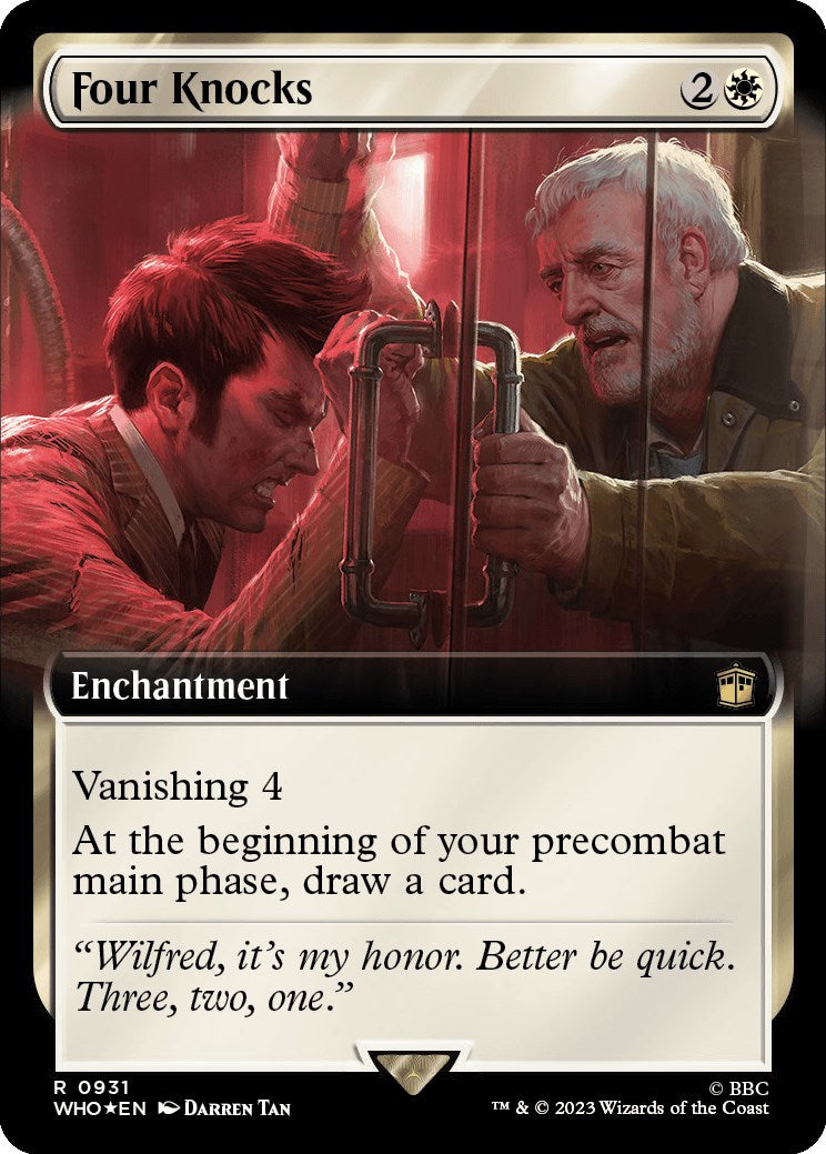 Four Knocks (Extended Art) (Surge Foil) [Doctor Who] | Play N Trade Winnipeg