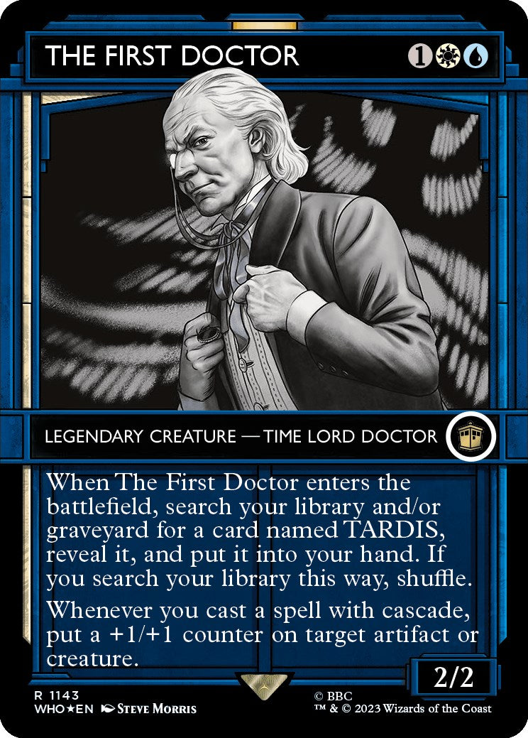 The First Doctor (Showcase) (Surge Foil) [Doctor Who] | Play N Trade Winnipeg