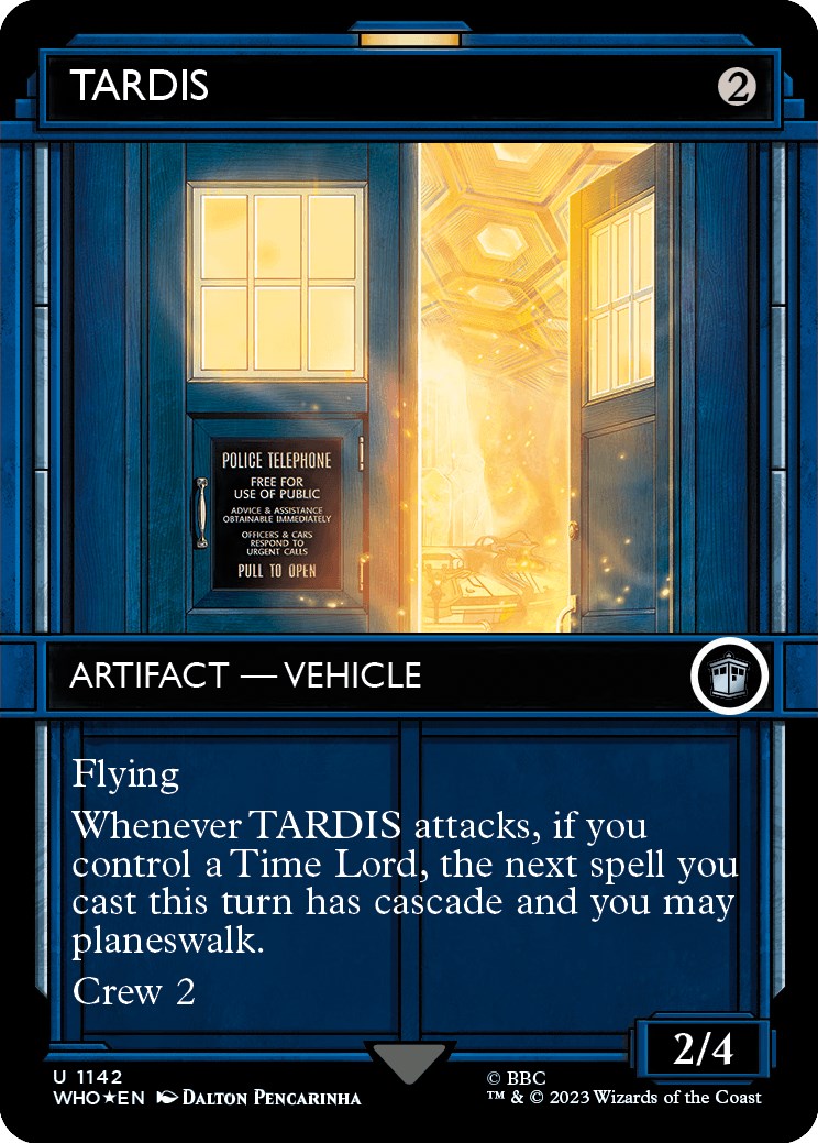 TARDIS (Showcase) (Surge Foil) [Doctor Who] | Play N Trade Winnipeg