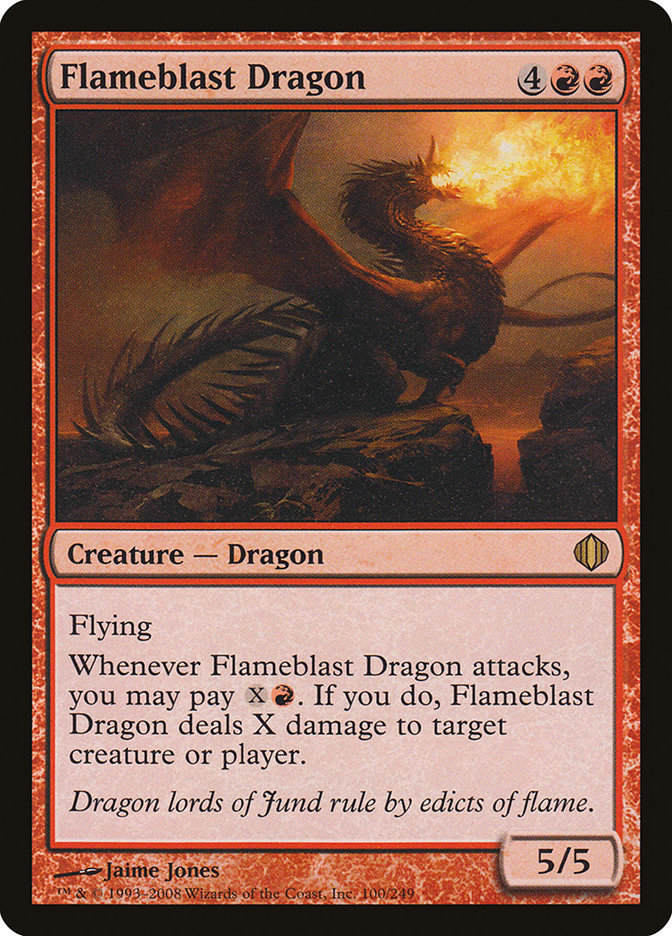 Flameblast Dragon [Shards of Alara] | Play N Trade Winnipeg