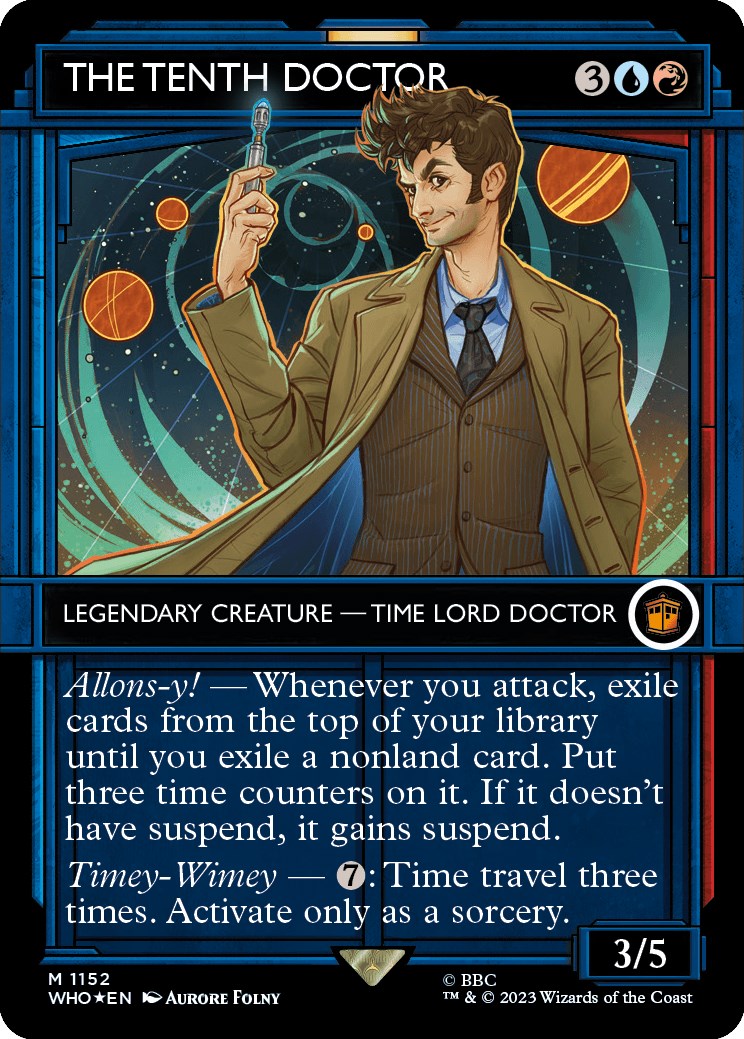 The Tenth Doctor (Showcase) (Surge Foil) [Doctor Who] | Play N Trade Winnipeg