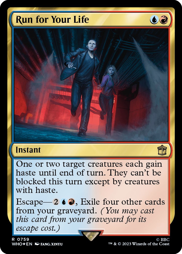 Run for Your Life (Surge Foil) [Doctor Who] | Play N Trade Winnipeg