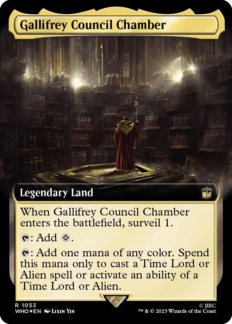 Gallifrey Council Chamber (Extended Art) (Surge Foil) [Doctor Who] | Play N Trade Winnipeg