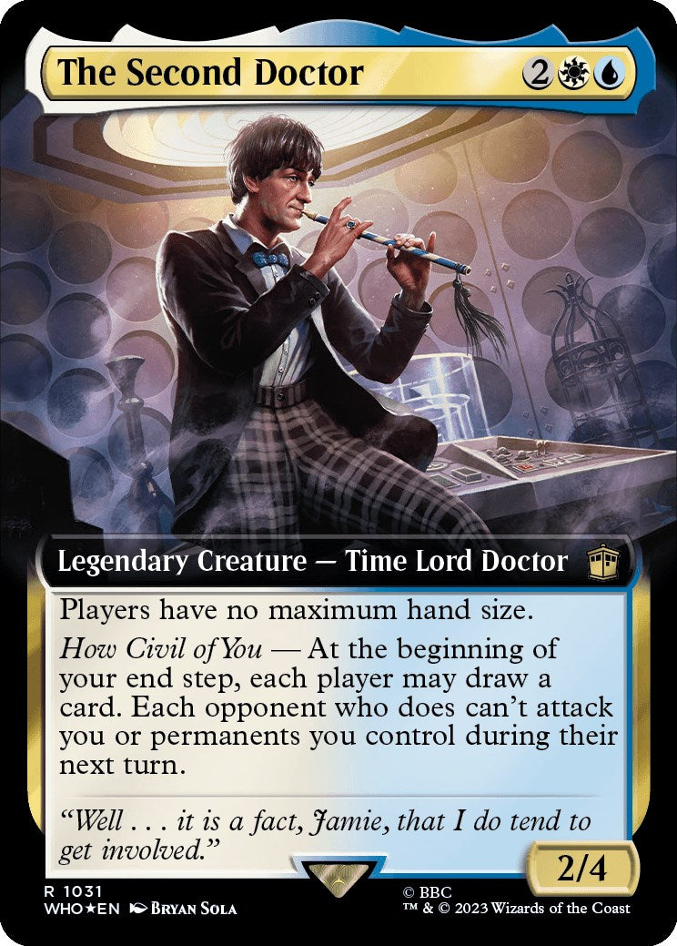 The Second Doctor (Extended Art) (Surge Foil) [Doctor Who] | Play N Trade Winnipeg