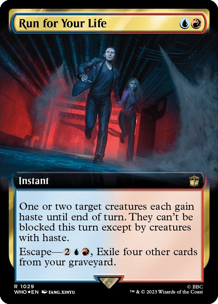 Run for Your Life (Extended Art) (Surge Foil) [Doctor Who] | Play N Trade Winnipeg