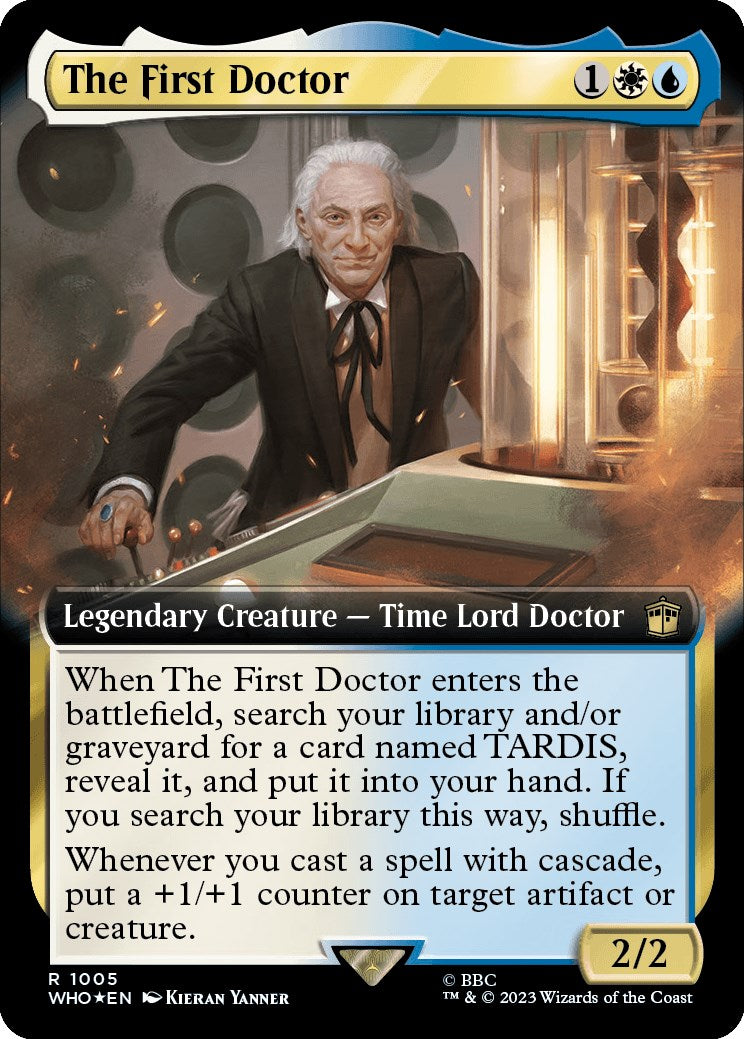 The First Doctor (Extended Art) (Surge Foil) [Doctor Who] | Play N Trade Winnipeg