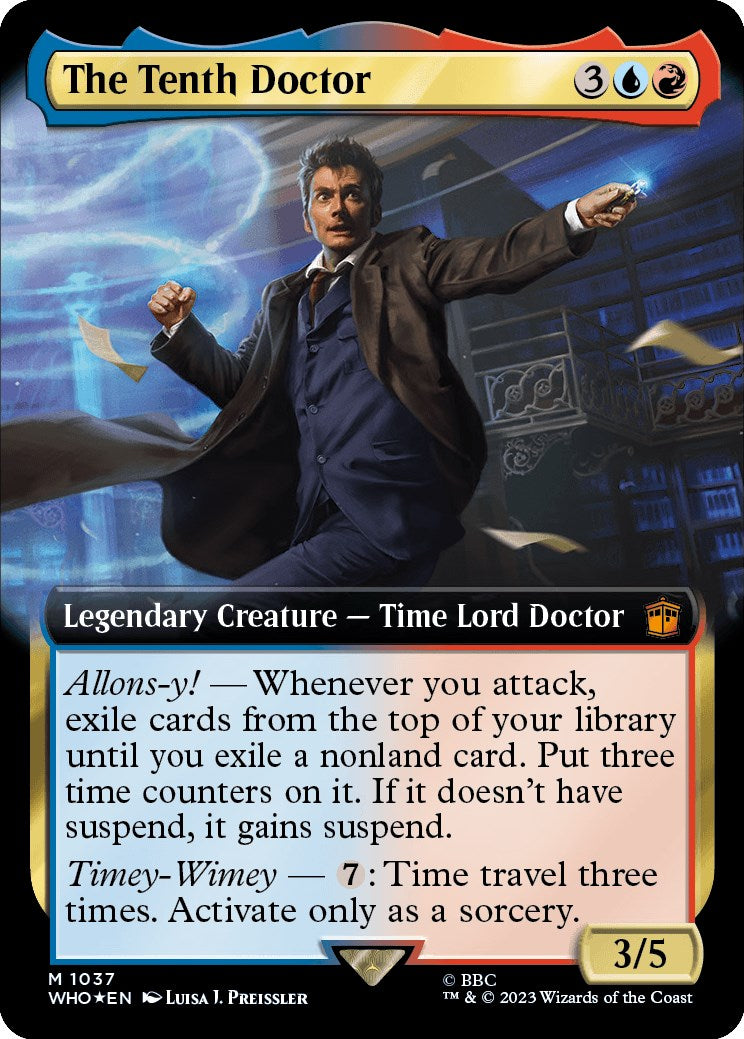 The Tenth Doctor (Extended Art) (Surge Foil) [Doctor Who] | Play N Trade Winnipeg