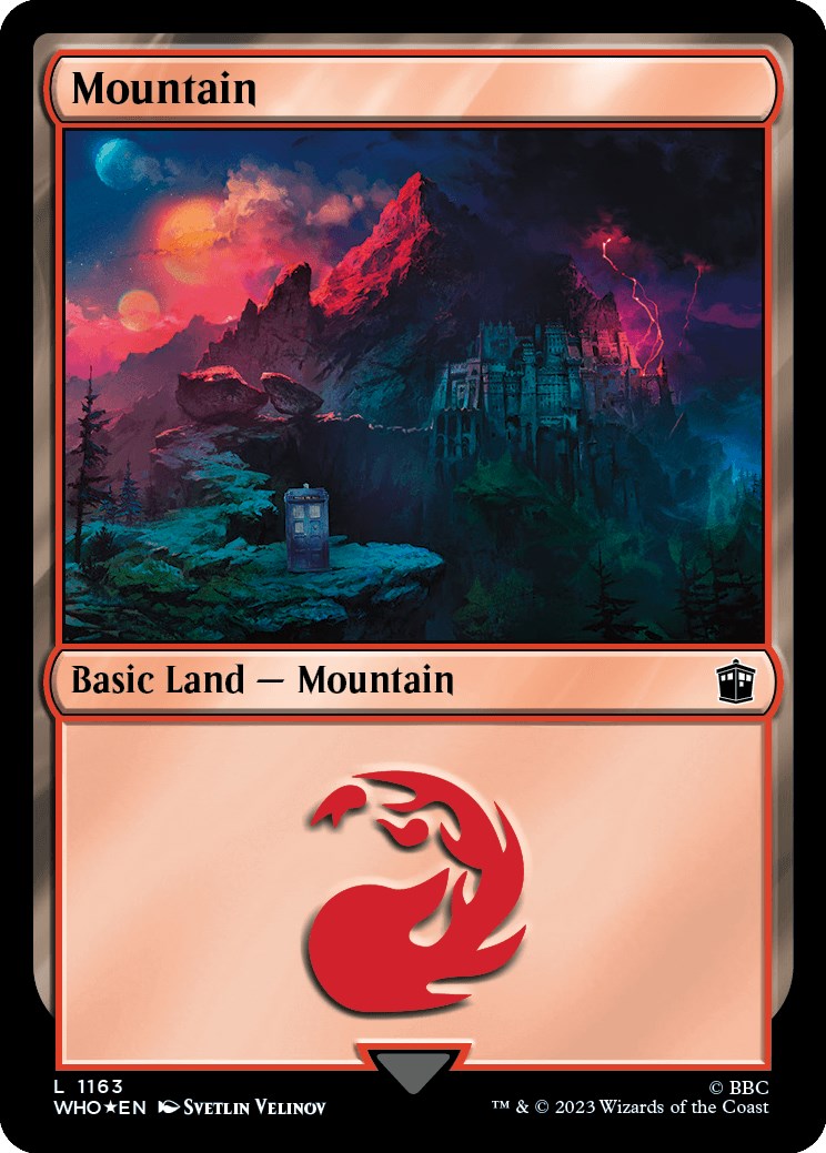 Mountain (1163) (Surge Foil) [Doctor Who] | Play N Trade Winnipeg