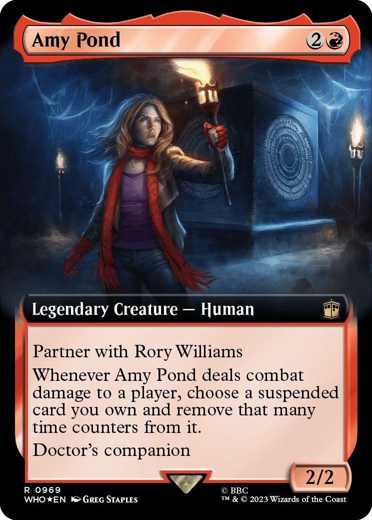Amy Pond (Extended Art) (Surge Foil) [Doctor Who] | Play N Trade Winnipeg