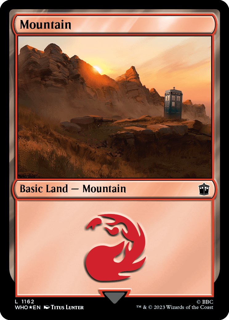 Mountain (1162) (Surge Foil) [Doctor Who] | Play N Trade Winnipeg